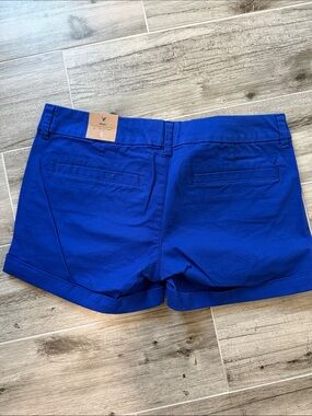 American Eagle Outfitters Royal Blue Cuffed Shorts